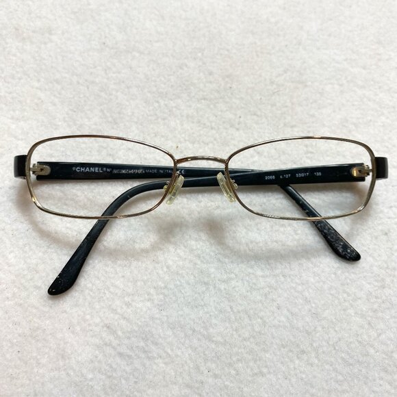 Chanel Eyeglasses 2066-C.127 Women's Silver Full Rim Rectangular 53-17-135 - Picture 1 of 14